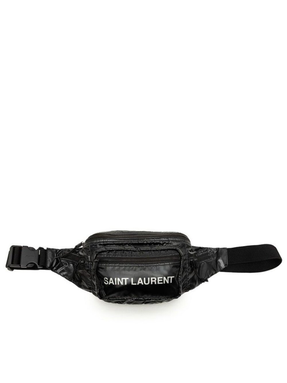 Saint Laurent Nuxx Waist Bag Black Nylon Polyamide